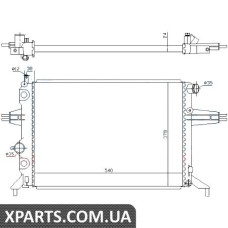 Радіатор Nissens 63005A