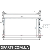 Радiатор Nissens 62015A