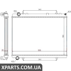 Радіатор Nissens 63601