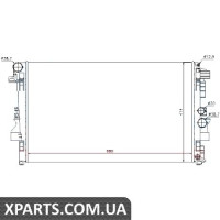 Радіатор Nissens 62572