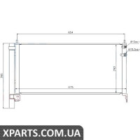 Конденсер TY PRIUS(09-)1.8 HYBRID(+)[OE 88460-47150] Nissens 940175