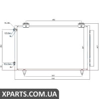 Радіатор кондиціонера Nissens 94719