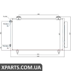 Радіатор кондиціонера Nissens 94719