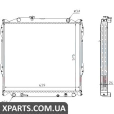 Радіатор Nissens 647551