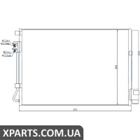 Радiатор кондицiонера Nissens 940243