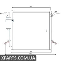 Радіатор кондиціонера Nissens 940068