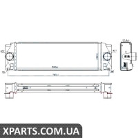 Інтеркулер DODGE SPRINTER(06-)2.7 CRD(+)[OE 2E0.145.804] Nissens 96628