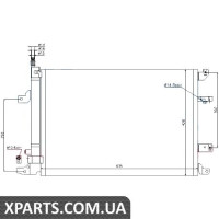 Радіатор кондиціонера Nissens 940103