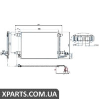 Радіатор кондиціонера Nissens 94684
