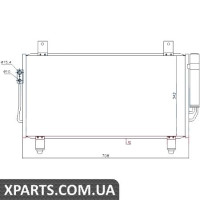 Радіатор кондиціонера Nissens 940435