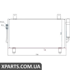 Радiатор кондицiонера Nissens 940435