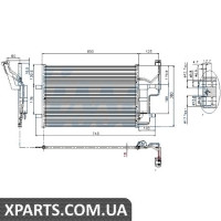 Радіатор кондиціонера Nissens 94902
