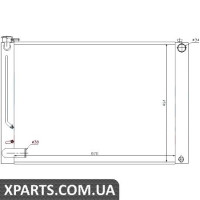 Радіатор Nissens 64660