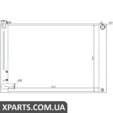 Радіатор Nissens 64660