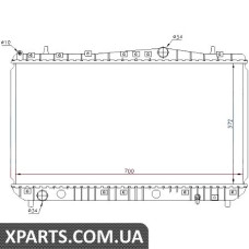 Радіатор Nissens 61633