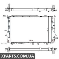 Радіатор Nissens 60458