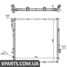 Радiатор Nissens 60788A