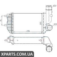 Інтеркулер FT DUCATO(94-)1.9 TD(+)[OE 0384.E4] Nissens 96889