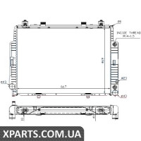 Радіатор Nissens 62716A