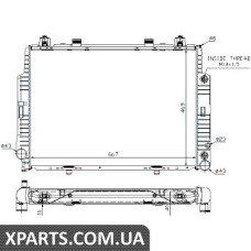 Радiатор Nissens 62716A