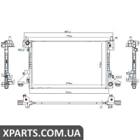 Радіатор Nissens 630766
