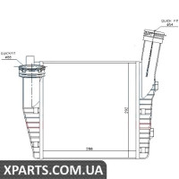 Інтеркулер AI Q7(06-)3.0 TDi(+)[OE 7L6.145.804] Nissens 96611