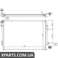 Радіатор Nissens 65291A