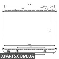 Радіатор Nissens 68715