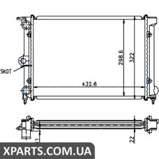 Радiатор Nissens 651631