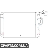 Радіатор кондиціонера Nissens 940207