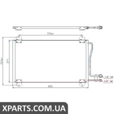 Радiатор кондицiонера Nissens 94225