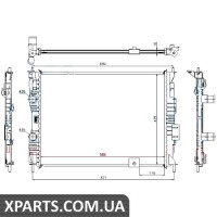 Радіатор Nissens 67363