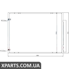 Радіатор кондиціонера Nissens 940298