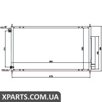 Радіатор кондиціонера Nissens 94732