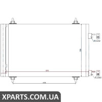 Радіатор кондиціонера Nissens 94758