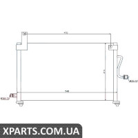 Радіатор кондиціонера Nissens 94751