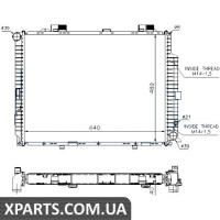 Радіатор Nissens 62612A