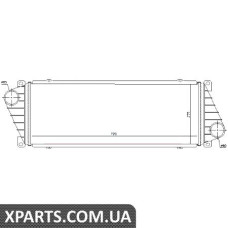 Інтеркулер DODGE SPRINTER(03-)2500(+)[OE 2D0.145.805] Nissens 96842