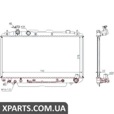 Радіатор Nissens 64644A