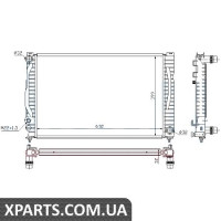 Радіатор Nissens 60497
