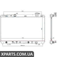 Радіатор Nissens 646844