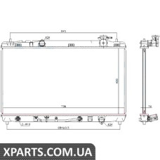 Радіатор Nissens 646844