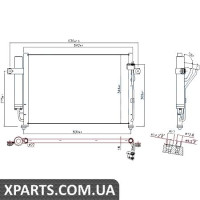 Радіатор кондиціонера Nissens 94646