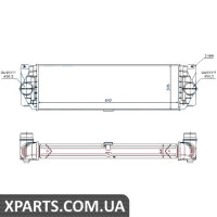 Інтеркулер DODGE SPRINTER(06-)2.7 CRD(+)[OE A9065010201] Nissens 96526