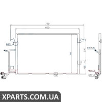 Радіатор кондиціонера Nissens 94430