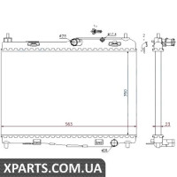 Радіатор Nissens 69235