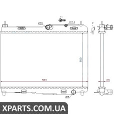 Радiатор Nissens 69235