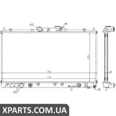 Радіатор Nissens 62869A