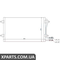 Радіатор кондиціонера Nissens 94258