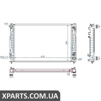 Радіатор Nissens 60498